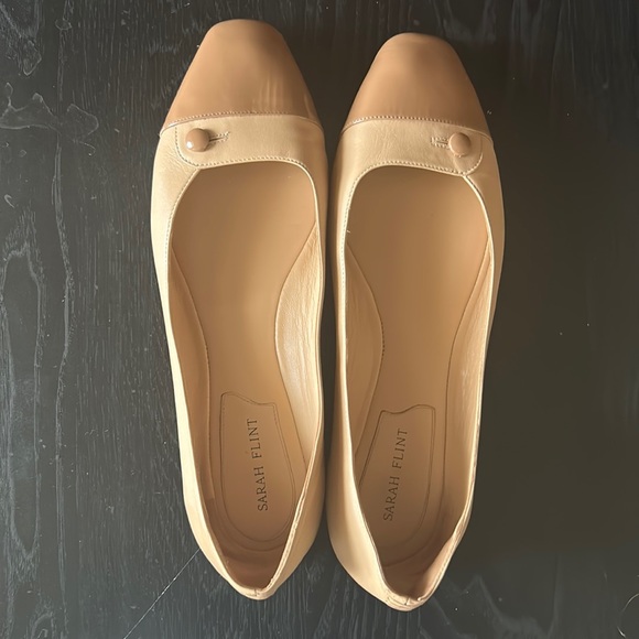 Sarah Flint Ballet Sachetto Flat size US 10 Color Sand Nappa - Picture 5 of 17